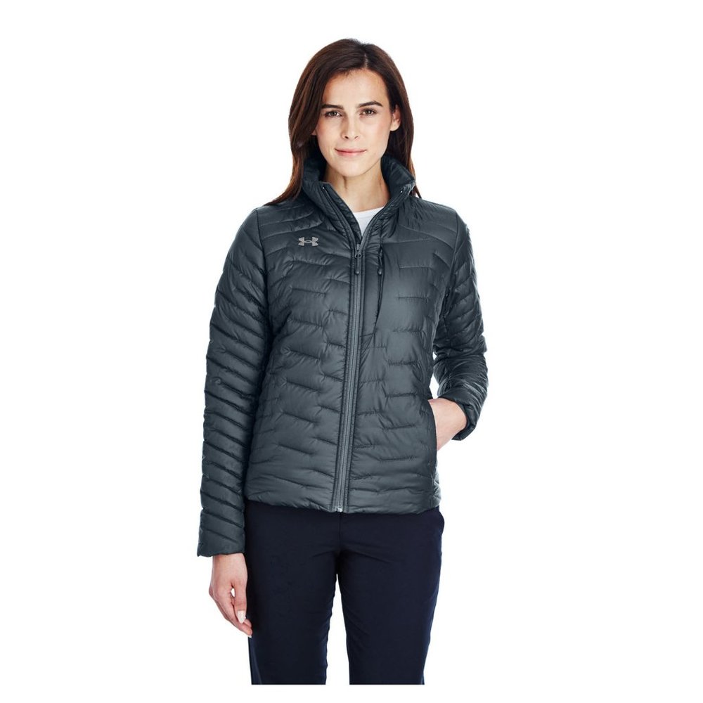 Under Armour Women's ColdGear Reactor Jacket Stealth Gray X-Large $210 Value